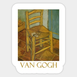 Van Gogh's Chair by Vincent van Gogh Sticker